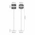 Kade Floor Lamp Nickel - Smoked Glass